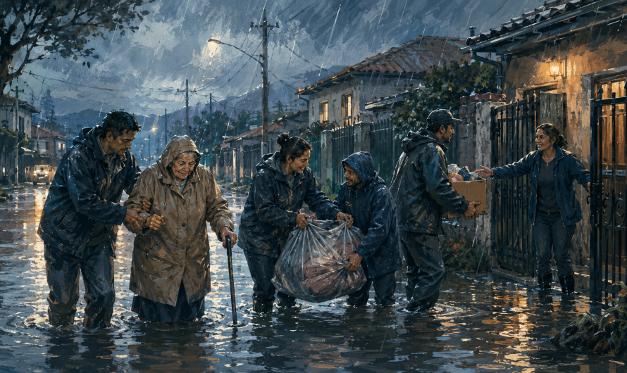 Seguimos firmes bajo la lluvia